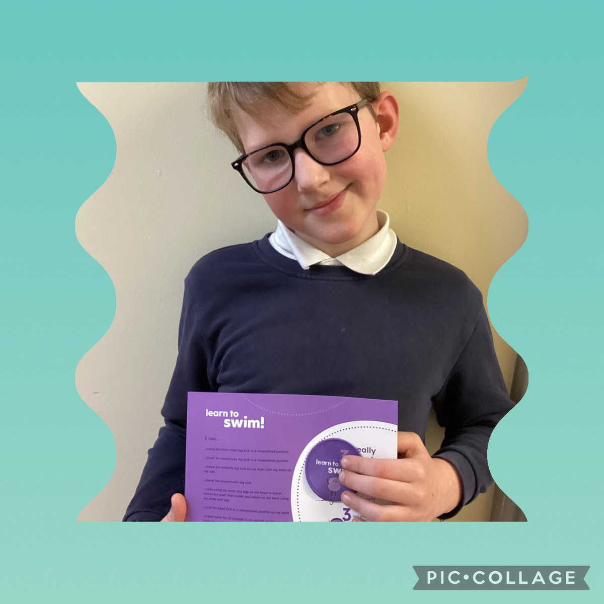 @BandBschool Another day another sporting achievement. This time a swimming award. Well done. @eboractrust #swimming #achievement #bandbhobbies