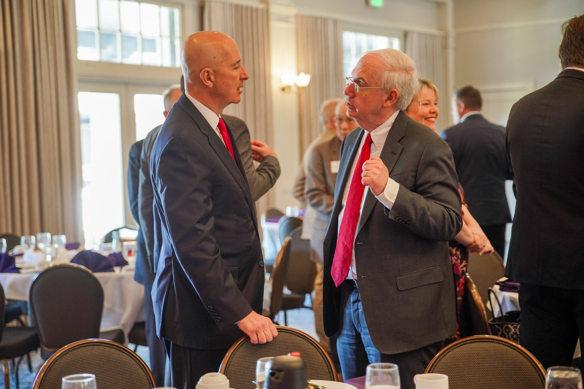 Earlier this month, we had the privilege of hosting a Congressional Report with @SenatorRicketts at the Country Club of Lincoln. Thank you to Senator Ricketts for providing valuable updates from Washington, D.C.