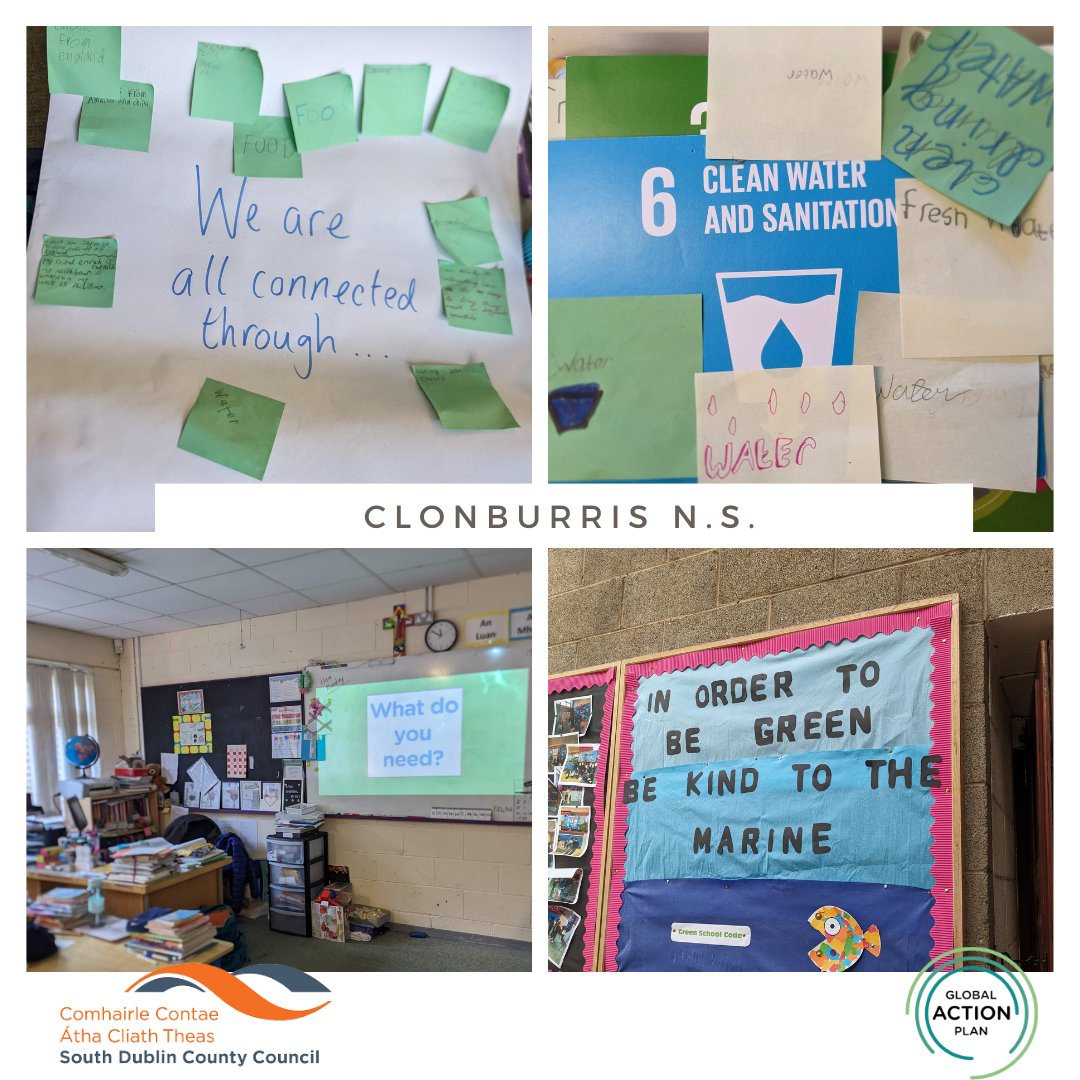 We're visiting schools in #SouthDublin this week as part of South Dublin County Council's Eco Week. So far students in Clonburris NS have been exploring what it means to be a #GlobalCitizen, and St. Ronan's students have learned about #FastFashion.