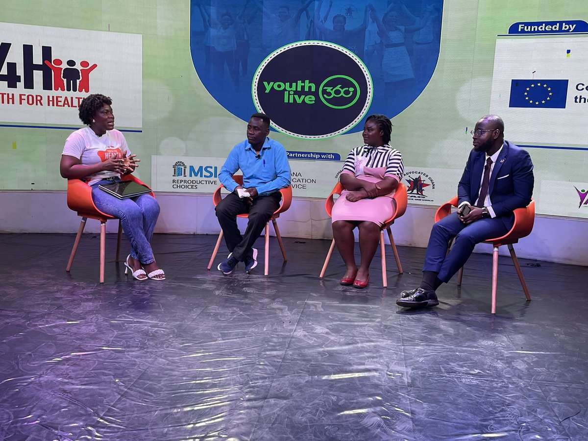 chiefdelali's tweet photo. As a part of the #Y4Hproject, which is co-funded by the European  Union in Ghana and implemented by @MarieStopes_Gh and @YagGhana , I had the privilege to join a panel discussion on Gender-Based Violence.

The timing of such discussions couldn't have been more appropriate, given the recent public outrage over the marriage between a child of conflicting reported ages from 12 - 16 years and a 63-year-old man, a chief priest who represents a deity in Ghana.

It is crucial to note that the law respects cultural practices, however the constitution is supreme and any law that's repugnant to the Constitution is deemed void. Both the 1992 Constitution and the 1998 Children's Act establish the legal age for marriage at 18 for both girls and boys.

Child marriage is a problem we can't solve if we don't talk about it. Together, let's protect Ghana's children and end the harmful practice of child marriage.

#Y4Hproject #girlsnotbrides #endchildmarriage #endgbv