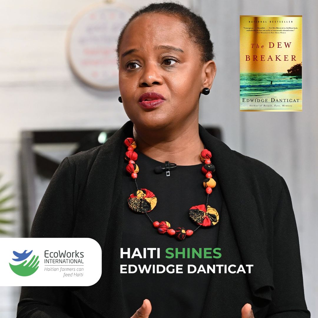 eco_works's tweet photo. HAITI SHINES: Amid chaos, pain, and despair it’s crucial to also celebrate
Haitian’s remarkable talent and creativity. Women writer : Edwige
Danticat, fiction (The Dew Breaker) and nonfiction (Create Dangerously)

#HaitiShines #Haiti #EcoWorksInternational https://t.co/MJUmkECchW