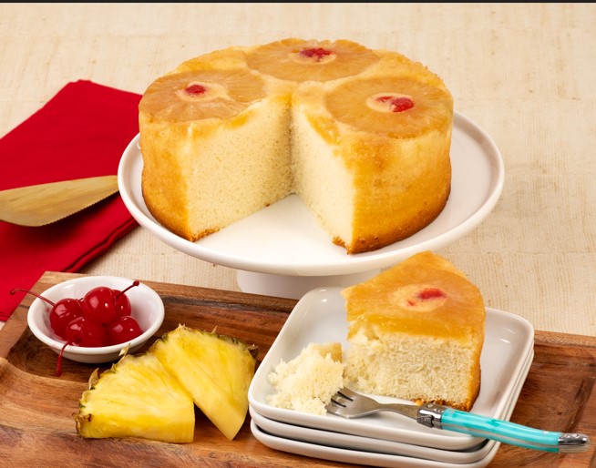 BakeMeAWish's tweet image. A retro treat that can't be beat 🍍Try our new Pineapple Upside Down Cake! bddy.me/4aBYxYX #cakedelivery #bakemeawish