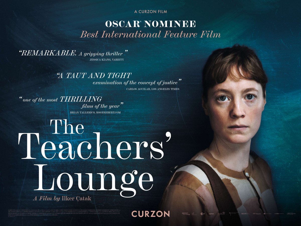Coming Friday...THE TEACHERS LOUNGE Carla, an idealist, starts working at a high school when one of her students is suspected of theft. She decides to take the matter into her own hands, confronting the school system and the consequences of her own actions Tickets now on sale