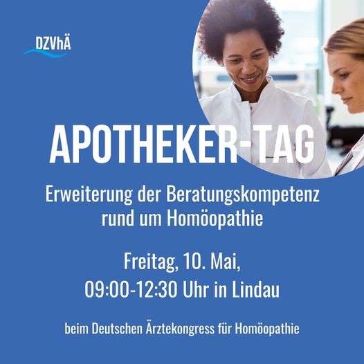 Apothekerinnen & Apotheker sind herzlich zum DZVhÄ #Homöopathie Kongress in #Lindau eingeladen. Ein spezieller Themenstrang bietet Vorträge, in denen besonderer Wert auf den Beratungsalltag in Apotheken setzen. #Apotheke #Medizin #Globuli 2024.homoeopathie-kongress.de/programm/apoth…