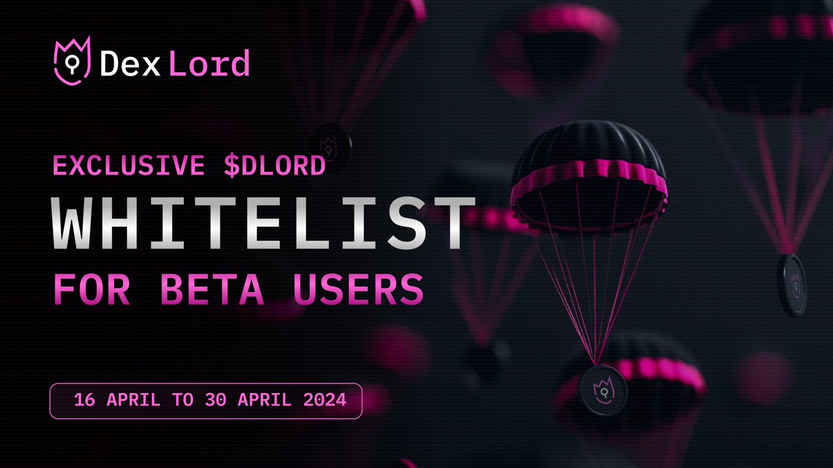 dexlordErc20's tweet photo. In the next few hours selected users that used the DexLord bot will receive a DM on telegram with a form to submit feedback of how we can improve, grow, enable the community to win together as well as giving our real users first priority on our upcoming token launch. https://t.co/wvdLviZ8Ju