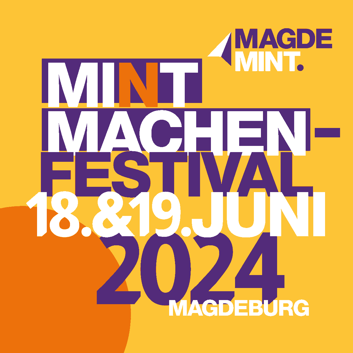 Ihr kommt aus #Magdeburg oder Umgebung & interessiert euch für #MINT-Themen? Dann reserviert euch schon mal den 18./19.06. (Dienstag und Mittwoch) im Kalender, denn dort findet das diesjährige #MINTmachen-Festival von #MagdeMINT in der @FestungMark statt. magdeburg.de/mintmachen