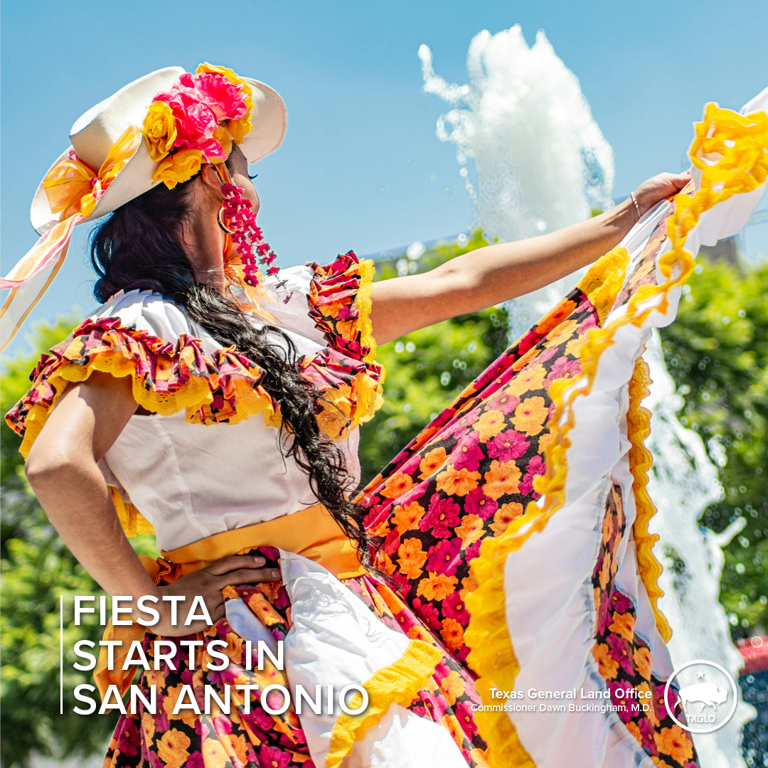 April 18th is the start of Fiesta in San Antonio to celebrate their history and culture! It's a great chance to enjoy the parades and give back to the community!