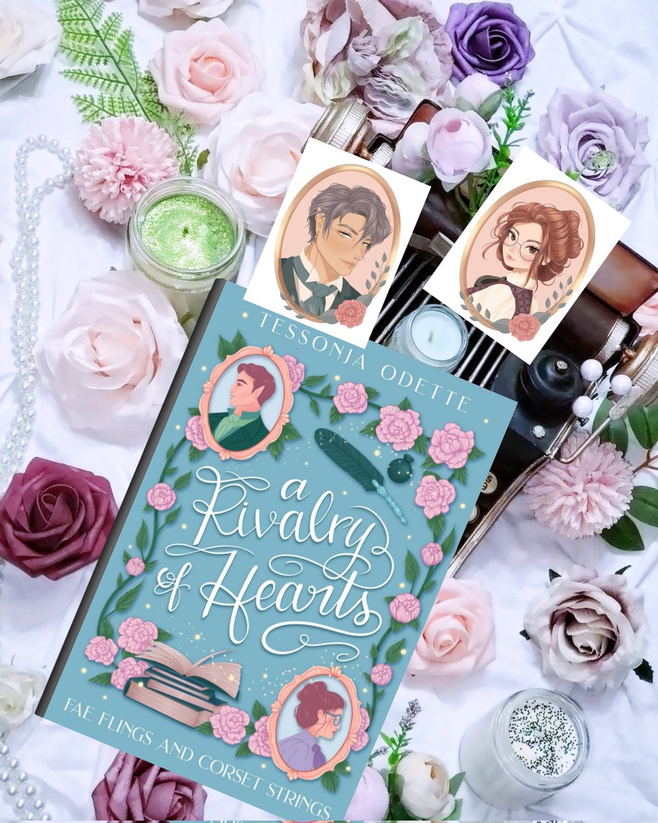 🌹🌸Tԋαɳƙ ყσυ ʂσ ʋҽɾყ ɱυƈԋ ƚσ <a href="/TessonjaOdette/">Tessonja Odette</a> for sending me this #AdvancedReaderCopy of A Rivalry of Hearts (Fae Flings and Corset Strings) which releases June 12th! I am so excited as this author is absolutely faetastic! 

Synopsis: Two rival writers.
One prestigious