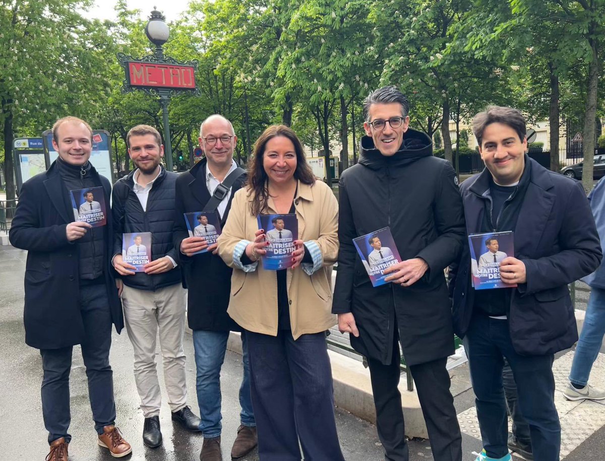 Les @JeunesSzpiner toujours sur le terrain au coté de @Jeremy_Redler, @ScarlettSzpiner, @OlivierFJB et @vbaladi pour la liste @lesRepublicains conduite par @fxbellamy et @CelineImart.🔥🔥🔥 Pour que la France reste maitre son destin, le 9 juin, je vote Bellamy!🚀🚀🚀#AvecBellamy