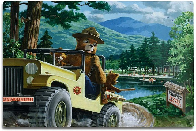 Good morning Jeepers!! As the weather warms up and more people enjoy the outdoors, remember Only You🫵can prevent forest fires #SmokeyBear