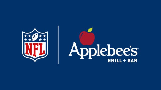 The NFL announced that Applebee’s is now the new official “grill and bar” sponsor of the NFL.