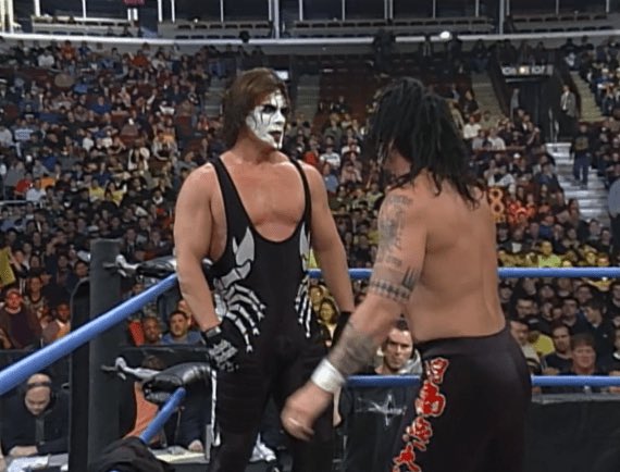 @Sting Faced Off Against @vampiro_vampiro In The Semifinals Of The WCW #USTitle Tournament 24 Years Ago Today At WCW Spring Stampede 2000