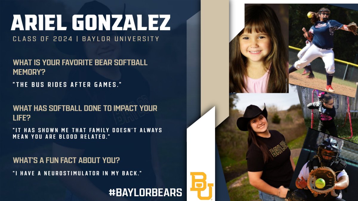 Bridgeland_SB's tweet photo. #SeniorDay
#BestManagerEver
Ariel has been an intricate part of keeping our program running smoothly these last 4 years! She's an amazing young woman and can't wait to follow her journey doing big things at Baylor! #WeLoveYouAriel https://t.co/kAA5FSViIt