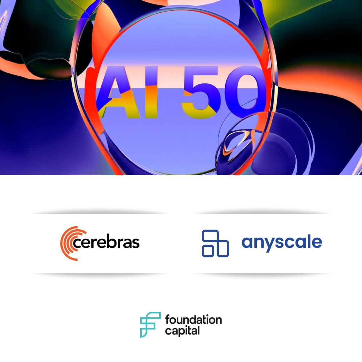 We're proud to see two companies from our portfolio featured on the 2024 Forbes AI 50 List: @CerebrasSystems and @anyscalecompute. Cerebras Systems recently introduced the Cerebras CS-3, an accelerator designed to train next-gen frontier models—models 10x larger than GPT-4. It’s…