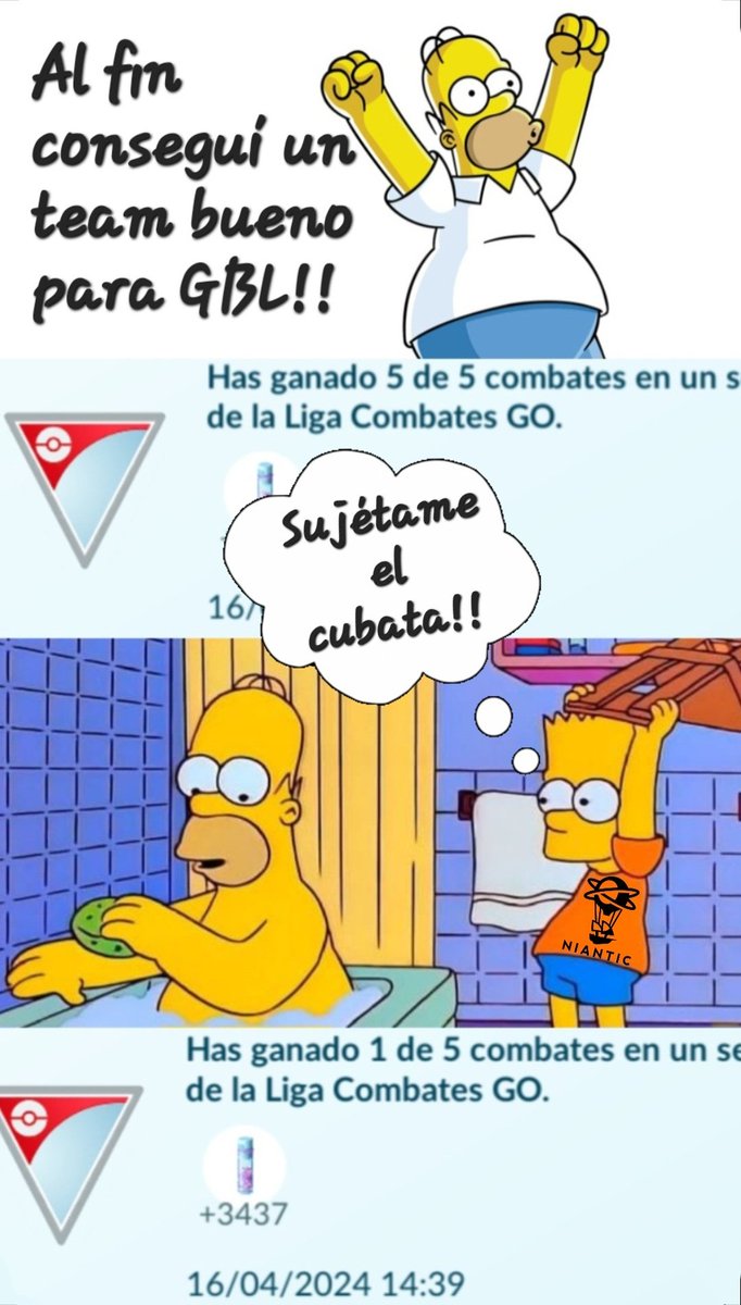#Niantic y sus niantadas. El día que la #GBL tenga sentido los otakus se ducharán!!