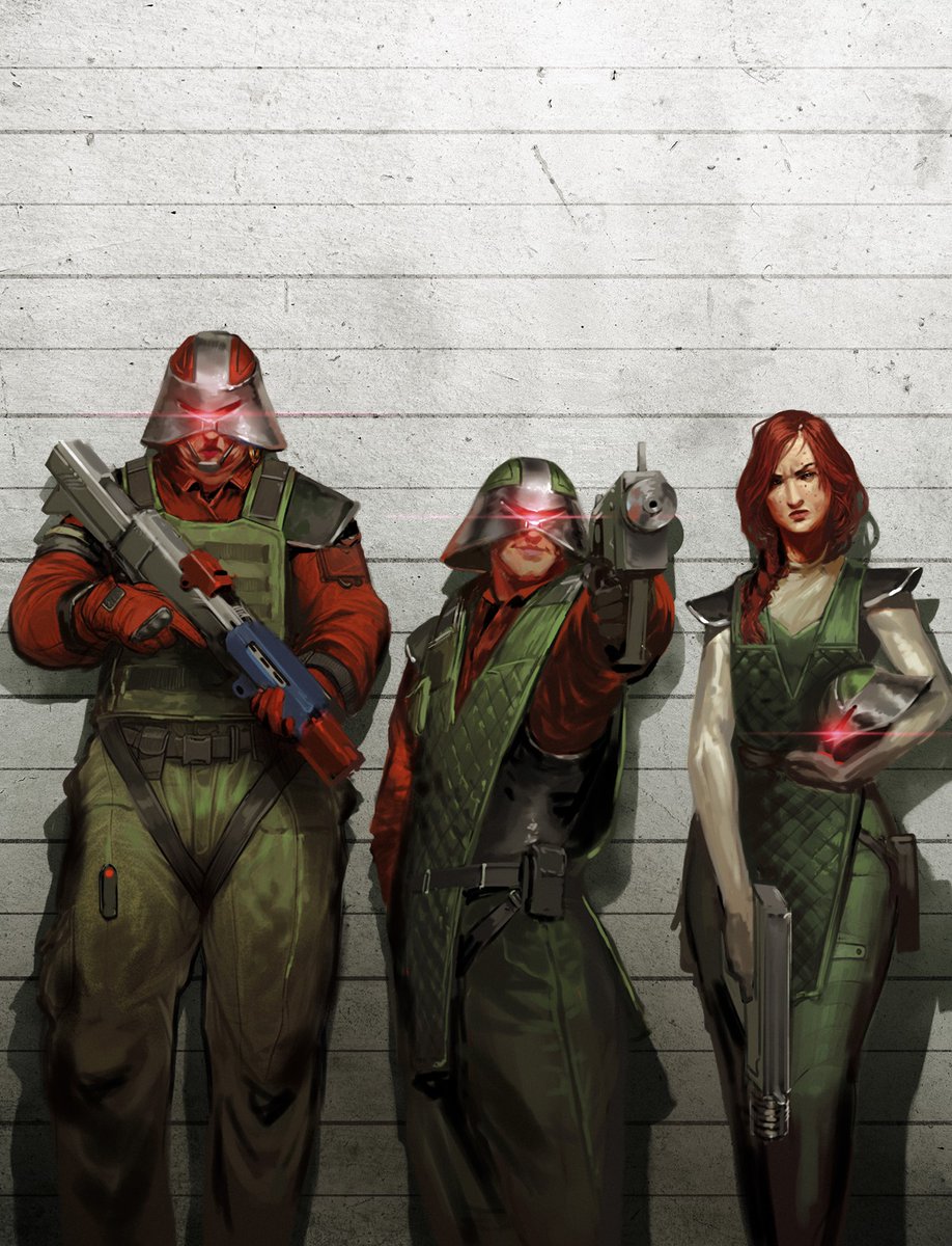 MongoosePub's tweet photo. You want to interrogate us over our loyalty? Ha, sure! Let's get started...
A brand new mission for Paranoia, Citizen In Name Only, comes out this Friday, pricking political pomposity with the sharp end of satire!
#ttrpg #Paranoia #FriendComputer https://t.co/vZ28WOPLag