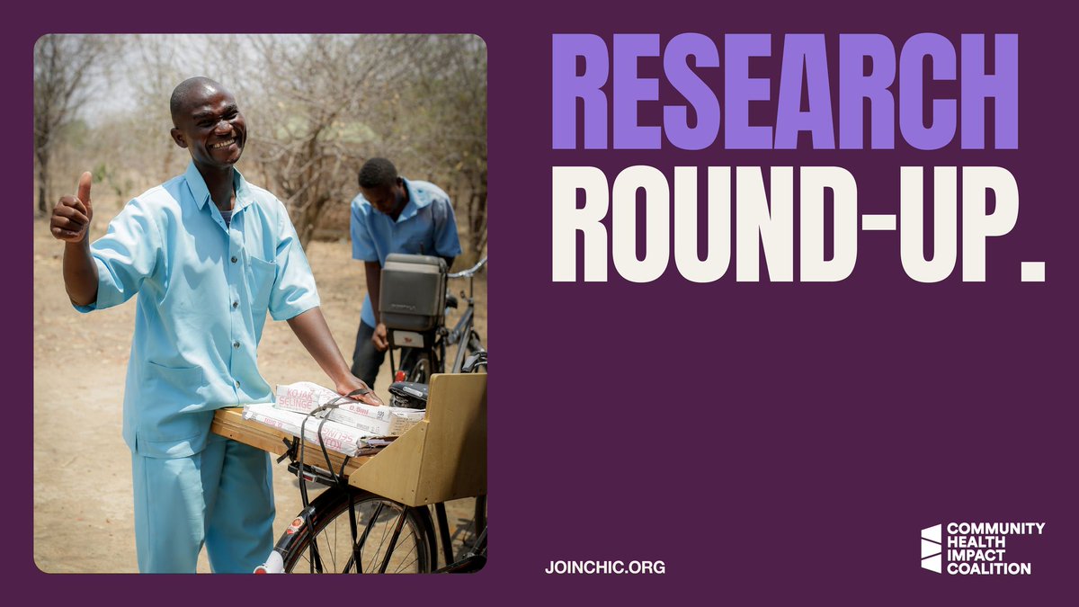 Welcome to Issue 115 of the Community Health Research Round-Up! The Research Round-Up synthesizes key takeaways from the latest academic studies on community health workers (#CHWs) and community health. In this issue, we feature 5 studies. Read on...