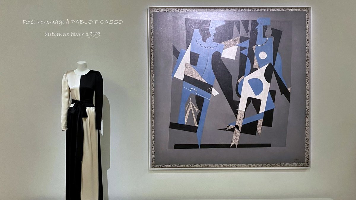 #LaTraverséeDesApparences Hommage à Picasso. Un précédent? EXPO | « Yves Saint Laurent aux musées » #CentrePompidou #YSL📷 À revoir sur ma chaîne youtu.be/0x_ZBusggNU?s ⬇️