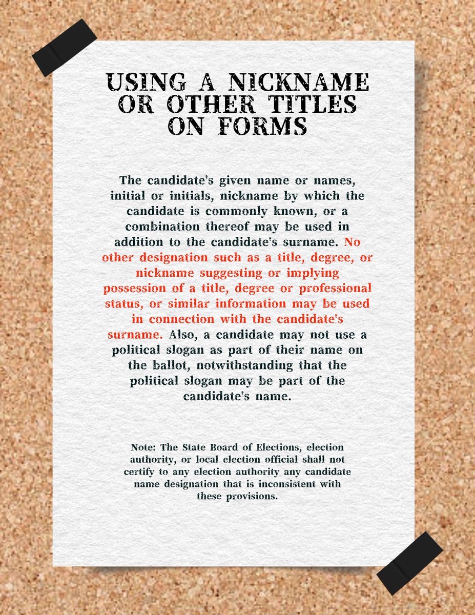 Thinking about running for office as an independent or new party candidate? Be sure to know the regulations regarding nicknames on official filing forms to ensure a smooth campaign process.