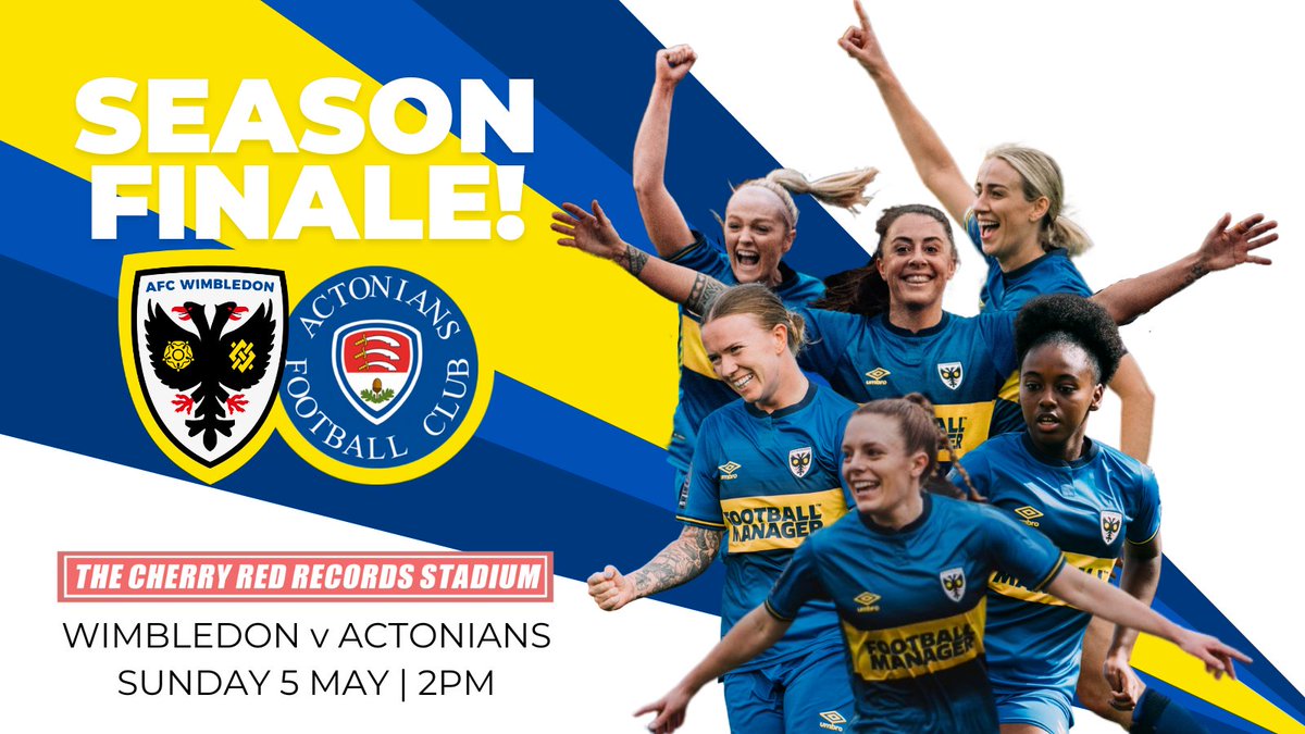 SEASON FINALE 🏆 We can't wait to celebrate this season with you on 5 May! Tickets are on sale NOW! 🎟️🎟️🎟️ - tinyurl.com/3emarz8s