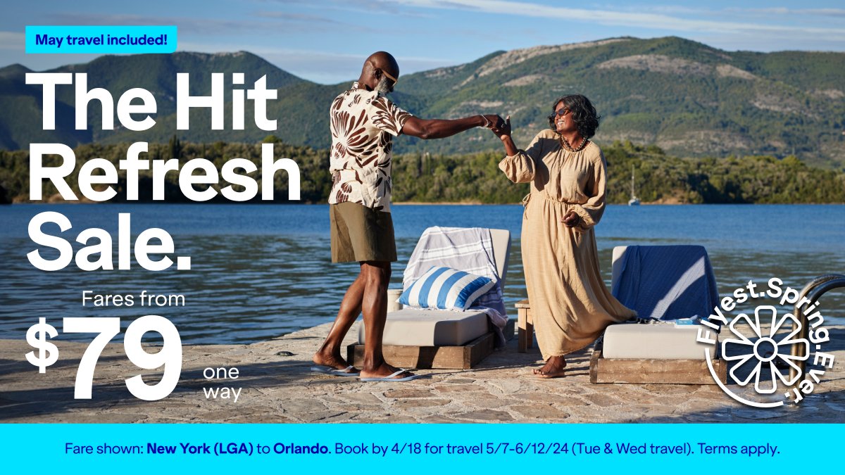 New season. New views. Save on flights and vacation packages to get you going. Book now: bit.ly/3Q4R0tr