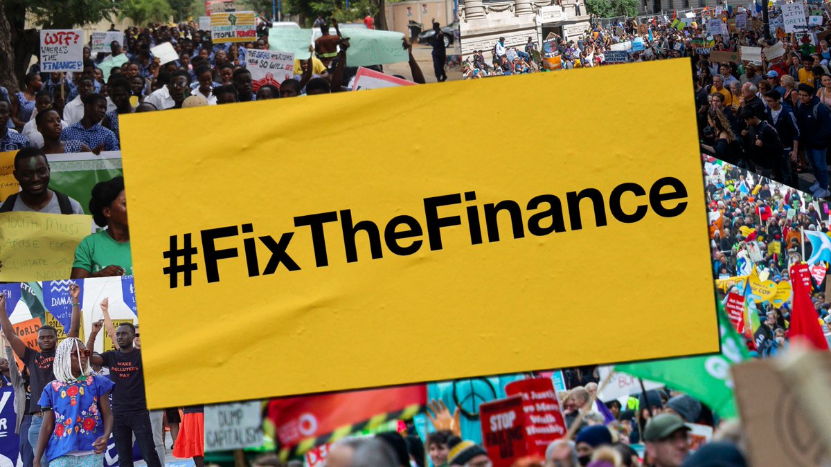 'The fossil fuels from Africa are not helping Africans. This is all exported and the benefits are not given to the locals. We must call for the end of fossil fuels and also call for more taxes on this.' Tracking Climate Finance #FixTheFinance