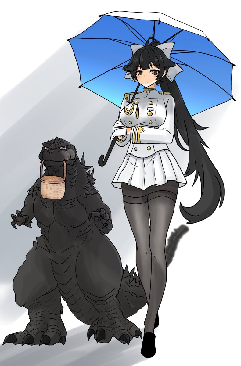 Bless the artist for all of the Azur Lane Takao and Minus One Goji art