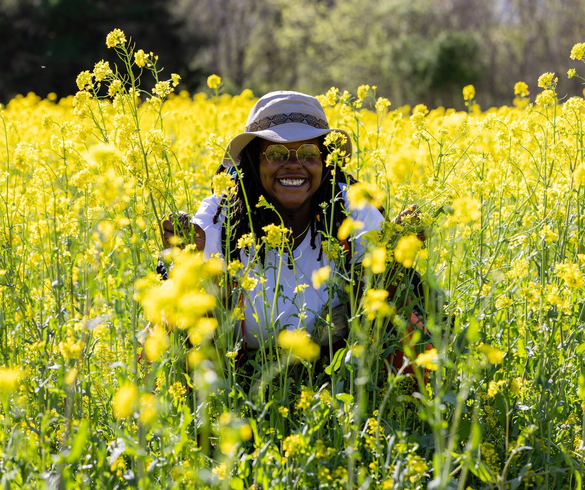 The flowery fun times Outdoor Afro volunteer leaders reimagine in their local communities is remarkable and something you would have to experience to understand the neighborhood impact. Click here (bit.ly/3TPoSNo) to discover networks near you. #OutdoorAfro #BlackJoy
