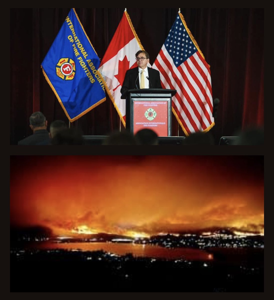 Government of Canada Announces More Funding to Build Wildfire Fighting Capacity and Enhance Training Best Practices. 
<a href="/IAFFofficial/">International Association of Fire Fighters</a> 
<a href="/IAFFCanada/">IAFF Canada Fire Fighters - Pompiers AIP Canada</a> 

canada.ca/en/natural-res…