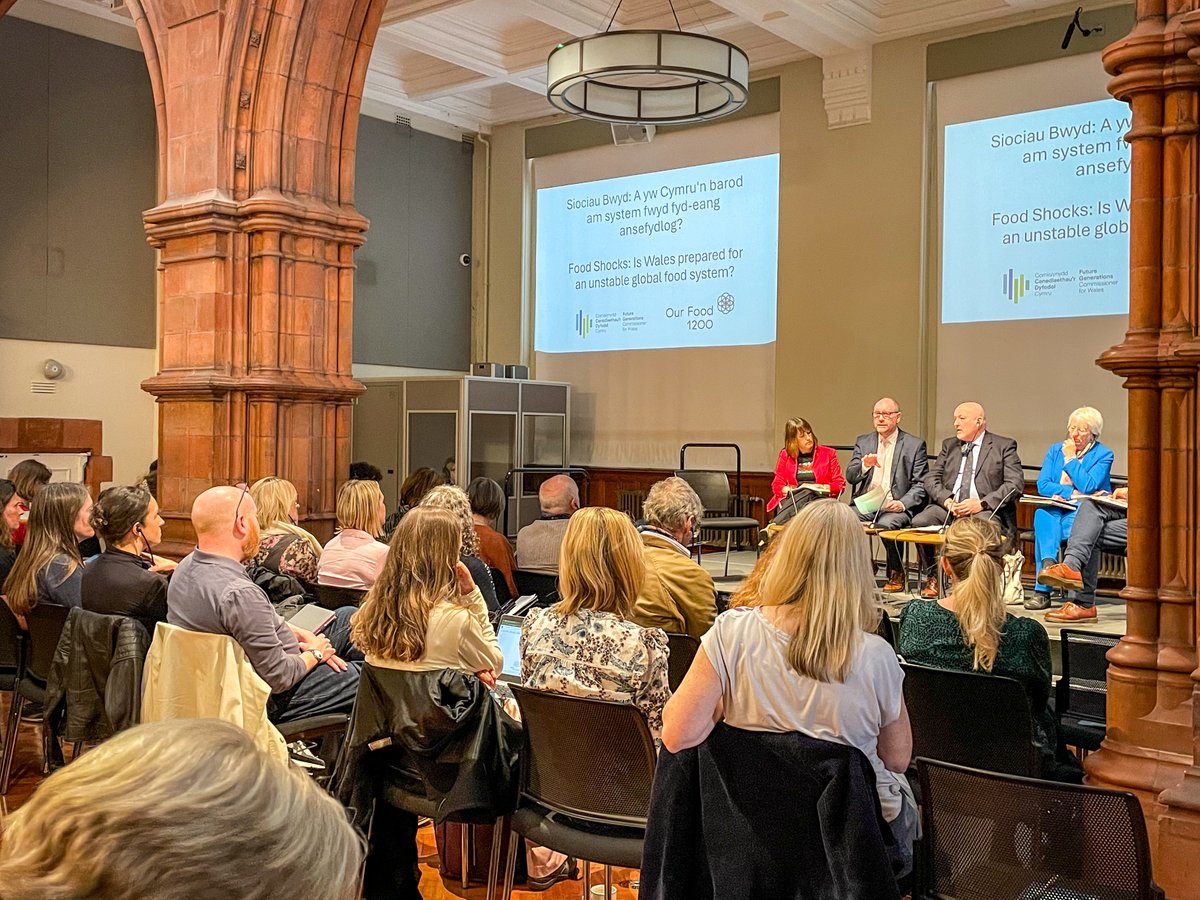 Pleasure to contribute to @futuregencymru's panel today on food security. In light of global challenges such as climate change and conflict, it is vital that Wales develops a sustainable food strategy - from farm to fork - working across government departments and stakeholders.