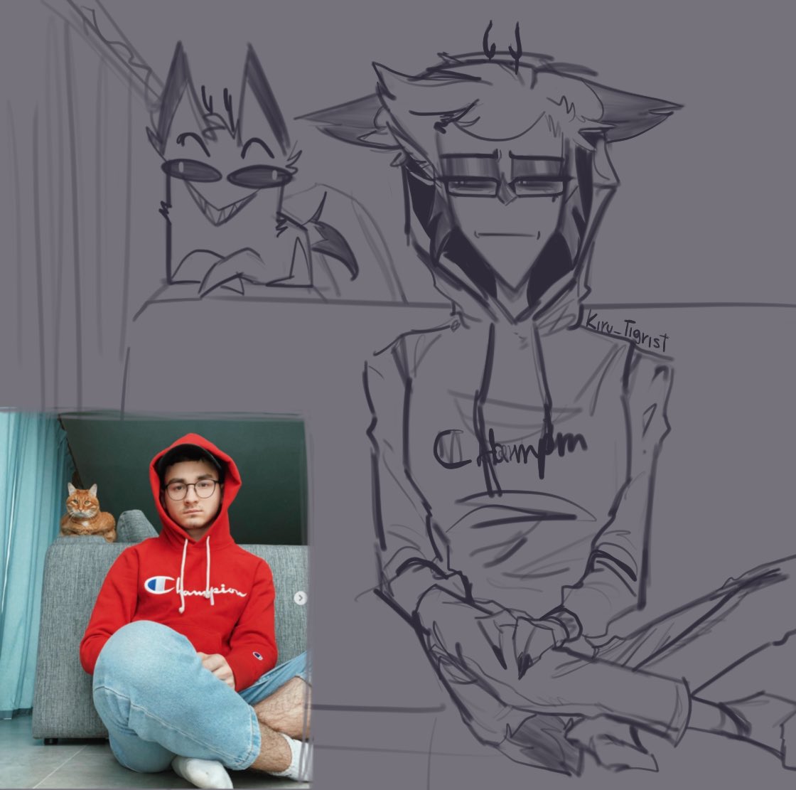 Kiru_Tigrist's tweet photo. And more sketches with Alastor!💅❤️🔥 And his cat.
.
.
.
#Alastor #AlastorFanart #artist #Fanart #FYP #HazbinHotel #HazbinHotelAlastor #mystyle #radiodemon #alastortheradiodemon #thebrianmaps #brianmaps #redraw https://t.co/uldQQGzT6J