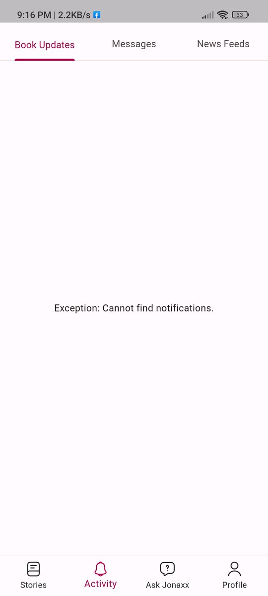 mxaiaxx's tweet photo. @Jonaxxthebest bat ganun po akin, Exception errors 😭 https://t.co/41UZtk39NI