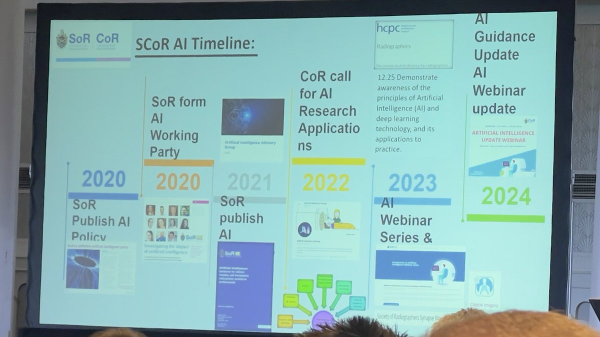 A guest talk, demystifying the topic of AI from @trcyoregan. Proud of @SCoRMembers being so forward thinking with the amount of work already done on this. #ADC2024
