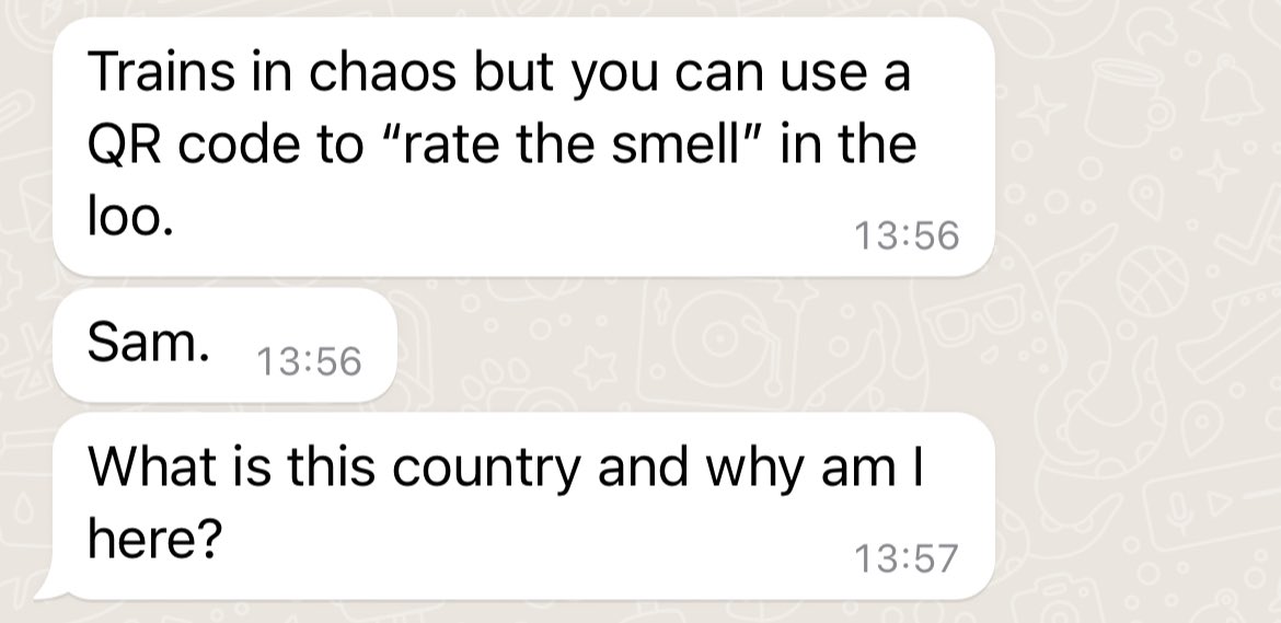 Friend of mine has just arrived in Britain.