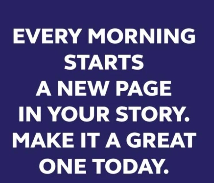 Make today's page a great one! #morningmotivation #TuesdayThoughts