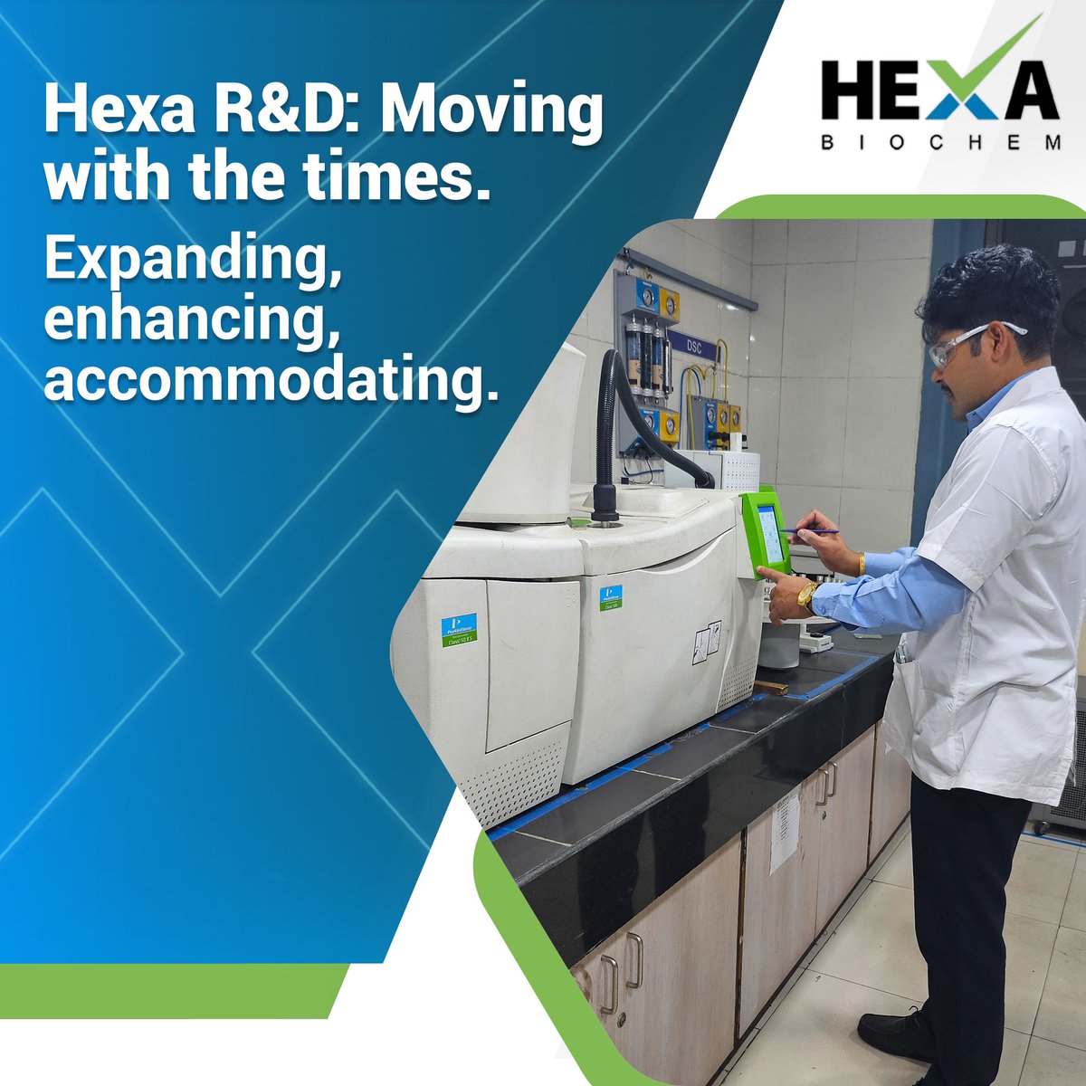 Hexa R&D facility has been a state of the art chemical laboratory space for co-working and imparting value to its commitment towards its customers. #hexabiochem #hexachem #chemicals #hexaworking #hexafacility #hexasolution #hexalab #hexainnovation #hexabiochemsolution