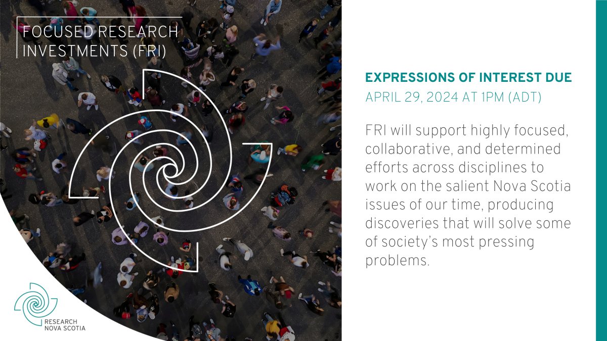 Are you a researcher who is driven to be a civic actor & participant, devoting your expertise in service of your community, improving public policy, and/or creating economic opportunity? EOIs for Focused Research Investments (FRI) are due April 29: bit.ly/3xLmKNF