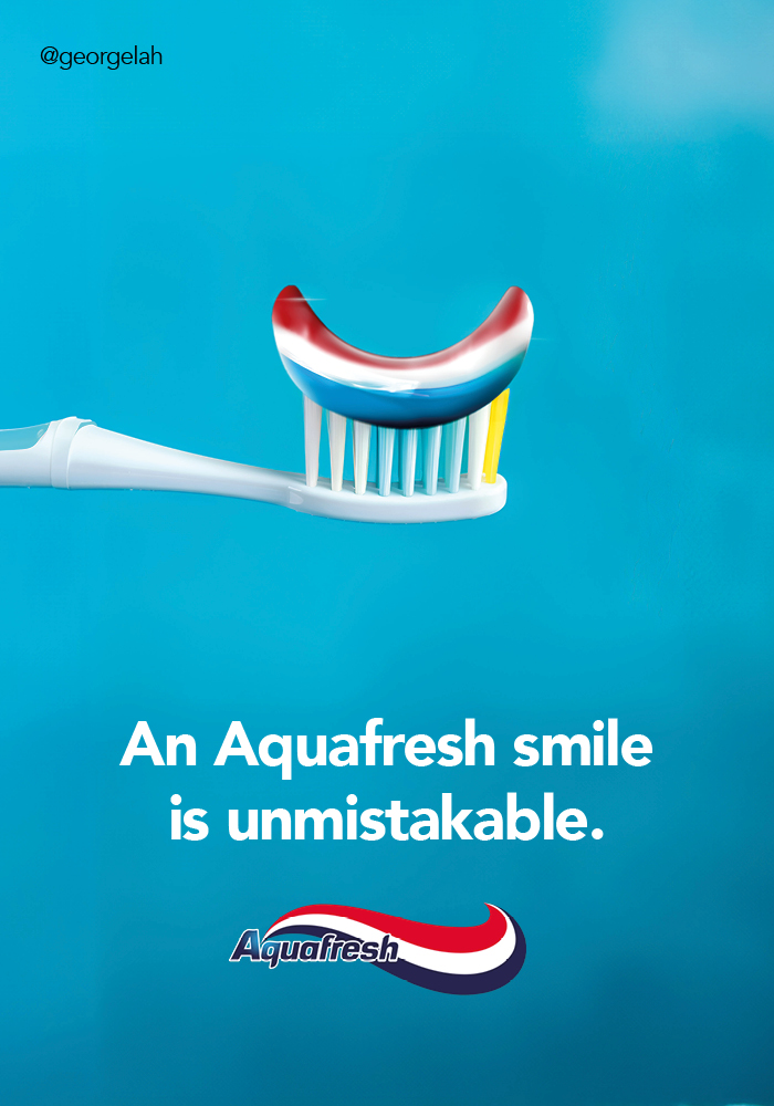 <a href="/OneMinuteBriefs/">One Minute Briefs ⏱️</a> -  Brief of the Day: Create posters to advertise #Toothpaste 🪥🦷

<a href="/AquafreshUS/">Aquafresh</a>