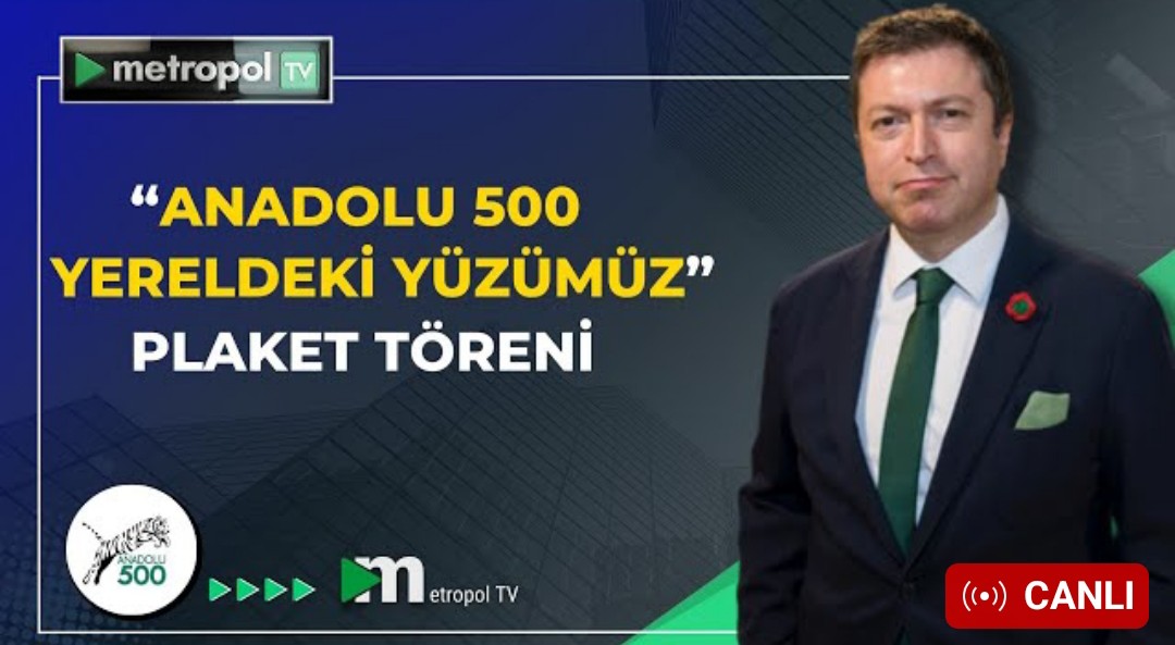 📹DESİAD “ANADOLU 500 YERELDEKİ YÜZÜMÜZ” PLAKET TÖRENİ METROPOL TV CANLI YAYIN👇 @desiaddenizli youtube.com/live/lg191-qkV…