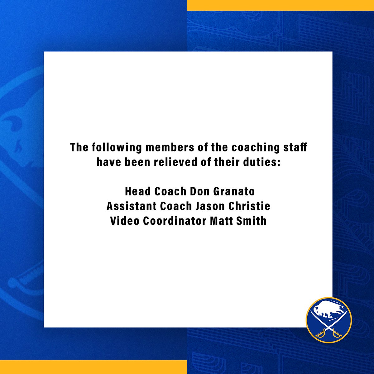 x - Buffalo Sabres tweet media