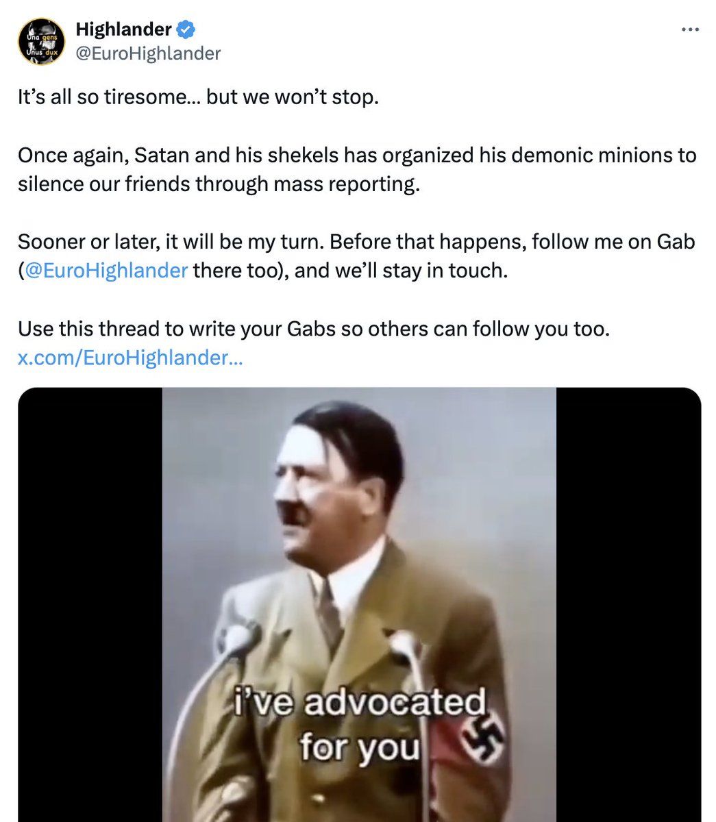 'NBC News sought comment on its findings from X... Hours later, @X had put labels on some of the examples, all of which remained online. Representatives for X did not answer written questions or agree to an interview'

Hitler video remains intact on X. 

#BrandSafety #Advertising