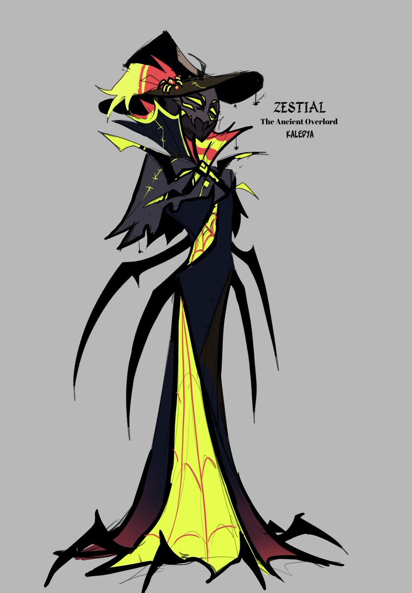 kaledya_'s tweet image. Zestial The Ancient Overlord

#HazbinHotel #HazbinHotelZestial