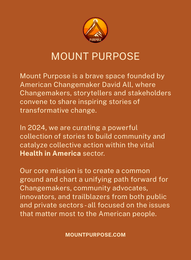 DavidAll's tweet photo. Lunch plans tomorrow? Join the @MountPurpose  community of changemakers, storytellers and stakeholders for an invigorating luncheon storytelling discussion on how, and why, to change women's health in America.

Eat with us. Grab your seat:
https://t.co/pQYlf8vccN https://t.co/9yYLHZpSAD