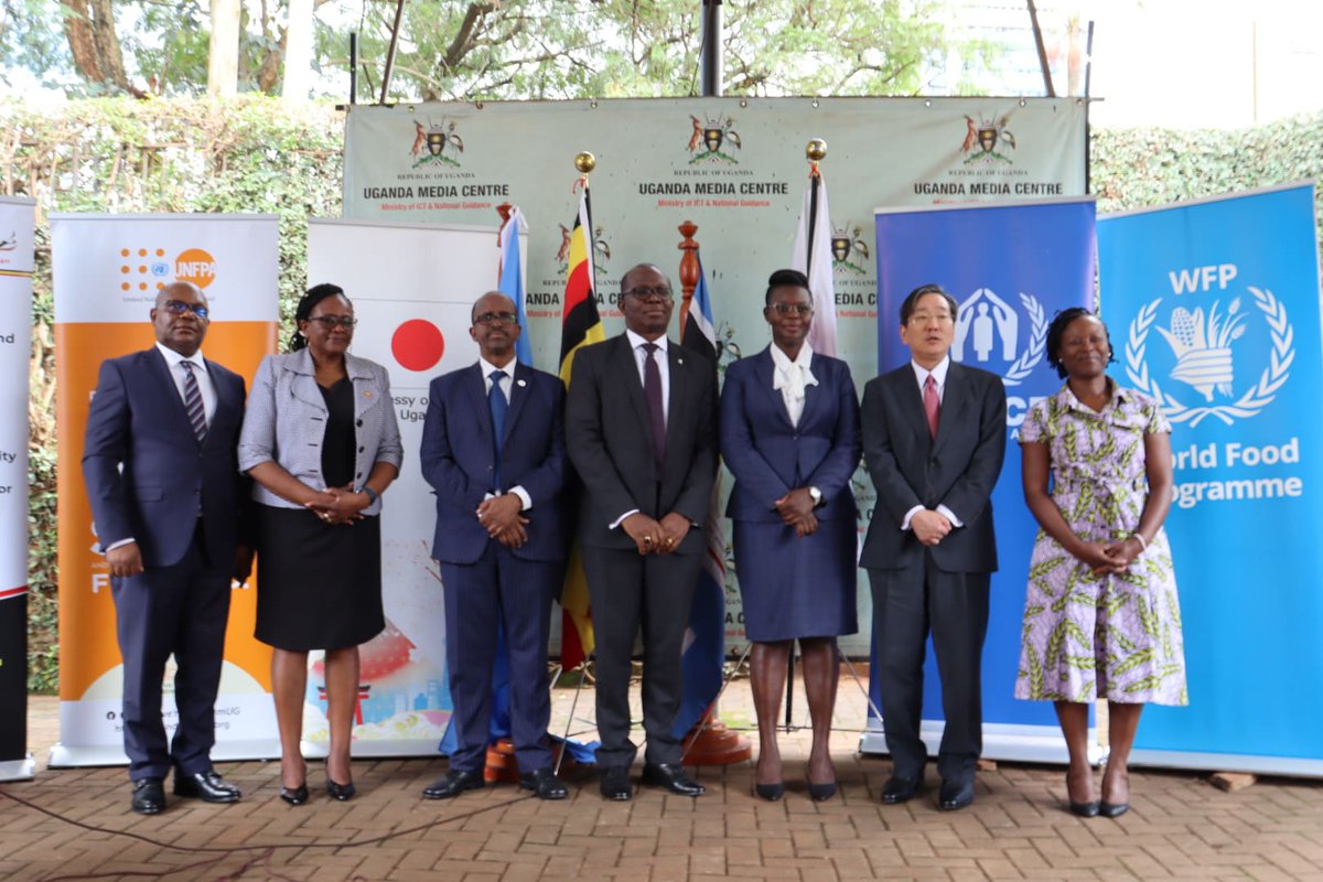 On 16 Apr, Amb. Sasayama held a Joint Press Conference for 🇯🇵’s 2024 contribution in support of refugees and host communities, and Vulnerable Population in Karamoja, with Hon. @LillianAber & 3 UN agencies. The projects implemented for people of 🇺🇬 with total budget of USD 4.3m🤝