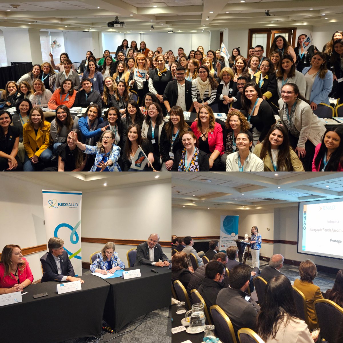 Today is day two of the #BPSOChampions training session with <a href="/RedSaludCChC/">RedSalud CChC</a> in Santiago, Chile.

The energy levels are through the roof as RNAO CEO Dr. <a href="/DorisGrinspun/">Dr. Doris Grinspun 🇨🇦 RN, PhD, FAAN, O.ONT</a> engages more than 90 participants in today's sessions. #BPSO⭐

#ICYMI: Here's a picture from day one.🎉💃🏽🥳
