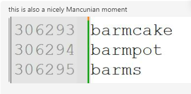 A Mancunian moment in some @VoicesMcr data processing