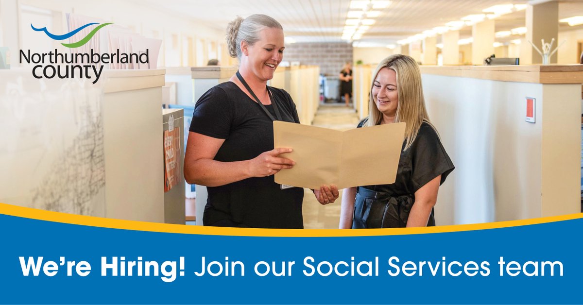 We're #hiring a full-time Student Assistant for our Community & Social Services team for May-August 2024. #JobAlert 📅 Posting closes Monday, April 22nd 👉 To view the full job posting, visit Northumberland.ca/Careers