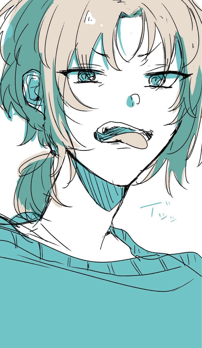 🟦向こうの落書き 