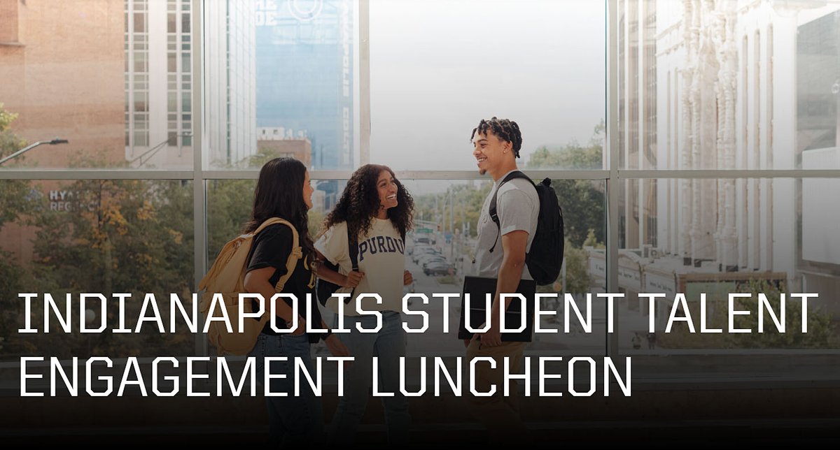 NEXT MONDAY: Purdue is hosting a NO COST lunch at High Alpha in Indianapolis to help you learn about Purdue University in Indianapolis and explore opportunities for your organization to leverage Purdue innovation and student talent. Learn more & register: purdue.edu/engagement/ind…