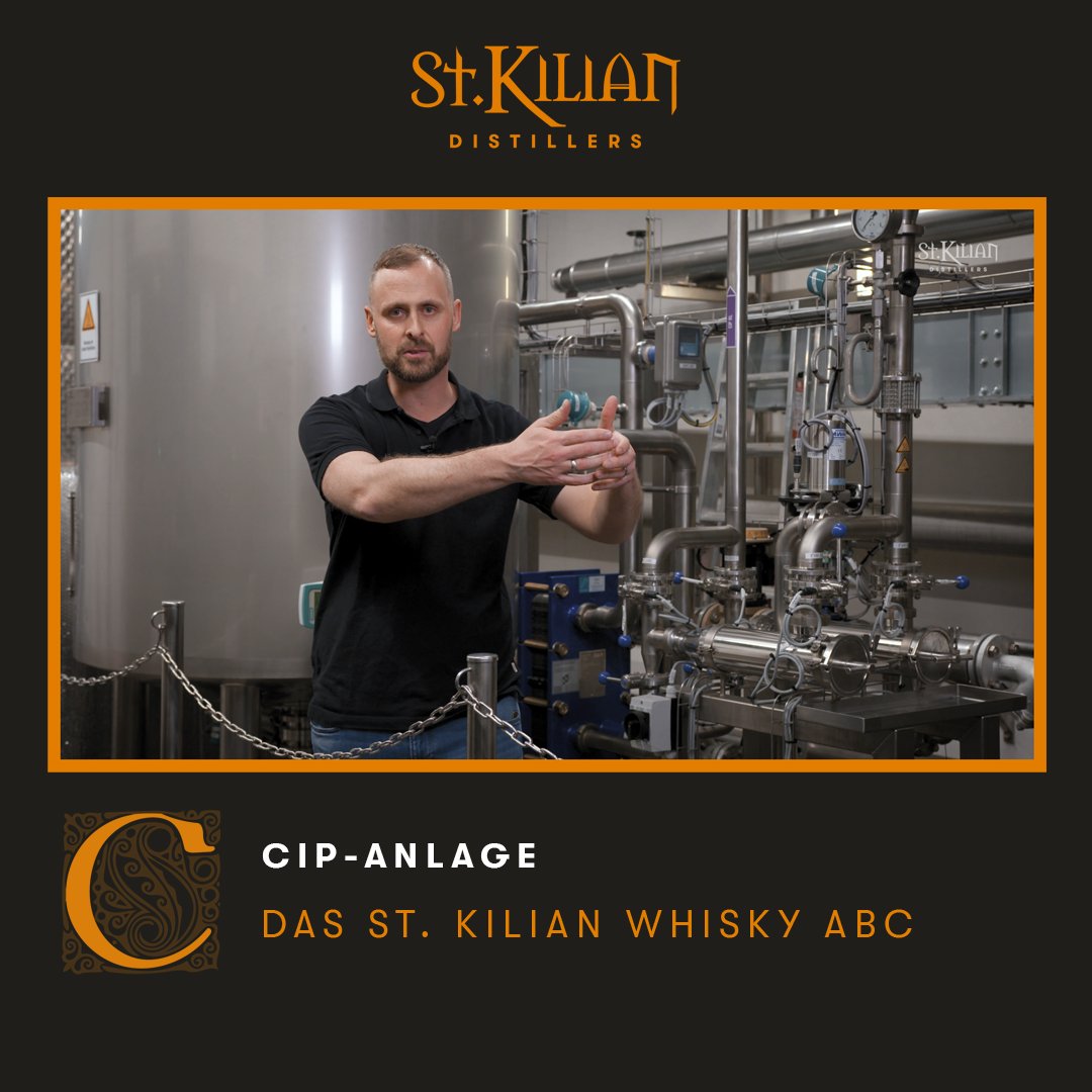 St. Kilian Whisky ABC 🥃🔤 CIP = „Cleaning In Place“. Was es damit auf sich hat und warum die zugehörige Anlage ein entscheidendes Element des Produktionsequipments ist, erfährst du hier 👉 bit.ly/3W0rt8p #whisky #visitstkilian #TWLC #stkilianwhisky #whiskylover